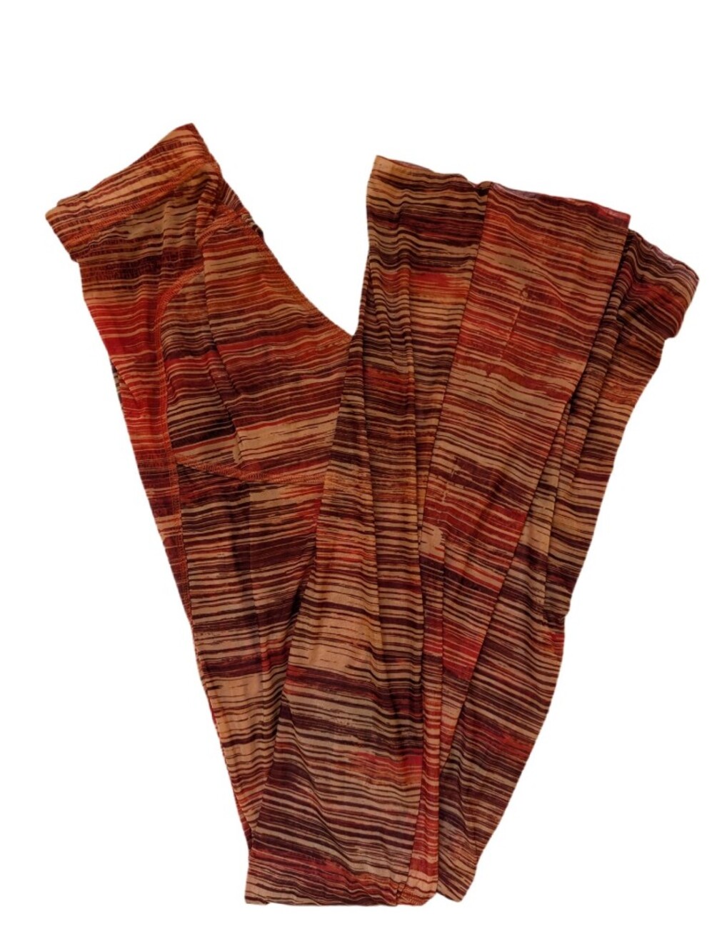 Charlotte Knowles SS21 Halcyon Leggings. Hard Stripe Red, XS EUC